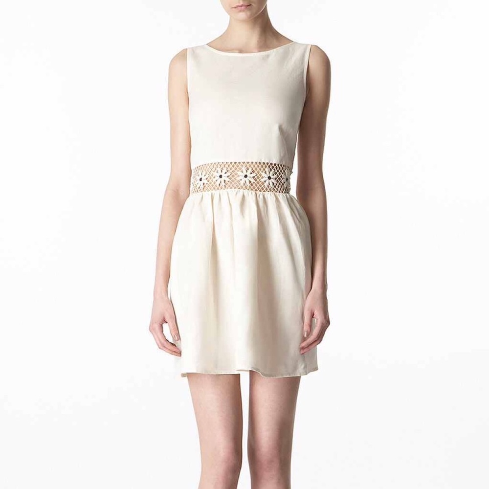 Topshop crotchet dress US SIZE 4 petite - Picture 1 of 3